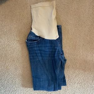 Petite/Small Denim Maternity Jeans